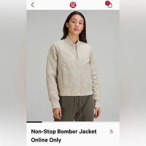 Lululemon Non-stop Bomber Jacket